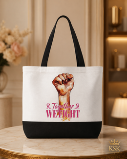 Together We Fight™ Awareness Canvas Tote