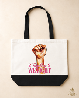 Together We Fight™ Awareness Canvas Tote