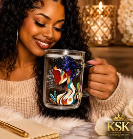 Friendship Is a Gift™ Limited Edition Rhinestone Glass Mug