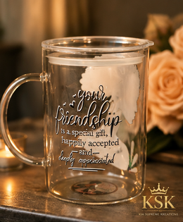 Friendship Is a Gift™ Limited Edition Rhinestone Glass Mug