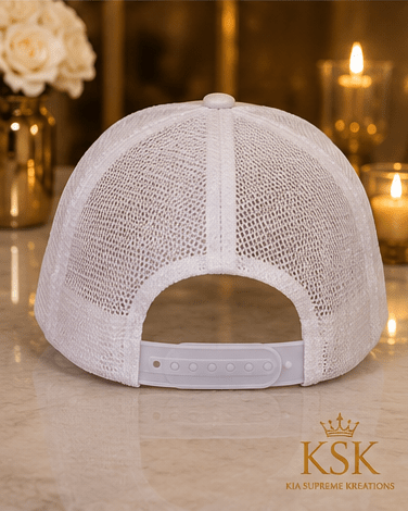 Aquarius™ Zodiac Rhinestone Trucker Hat – Kia Supreme Kreations product image 4