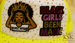 BGBM™ Statement Rhinestone Trucker Hat – Kia Supreme Kreations product image 1