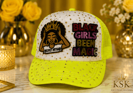 BGBM™ Statement Rhinestone Trucker Hat – Kia Supreme Kreations product image 2