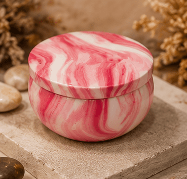 Blush Marble Luxury Artisan Candle – Kia Supreme Kreations product image 4