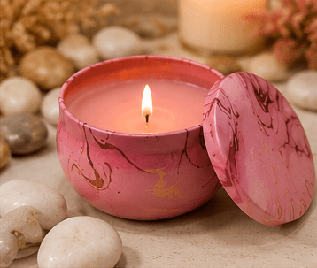 Blush Marble Luxury Artisan Candle – Kia Supreme Kreations product image 7