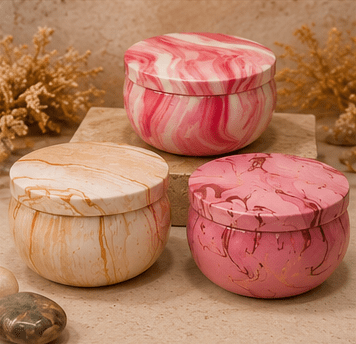 Blush Marble Luxury Artisan Candle – Kia Supreme Kreations product image 11