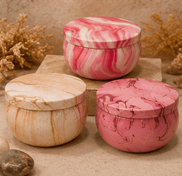 Blush Marble Luxury Artisan Candle – Kia Supreme Kreations product image 11