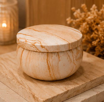 Blush Marble Luxury Artisan Candle – Kia Supreme Kreations product image 3