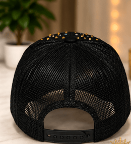 Brown Suga™ Rhinestone Trucker Hat – Kia Supreme Kreations product image 3