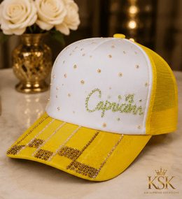 Capricorn™ Zodiac Rhinestone Trucker Hat – Kia Supreme Kreations product image 2