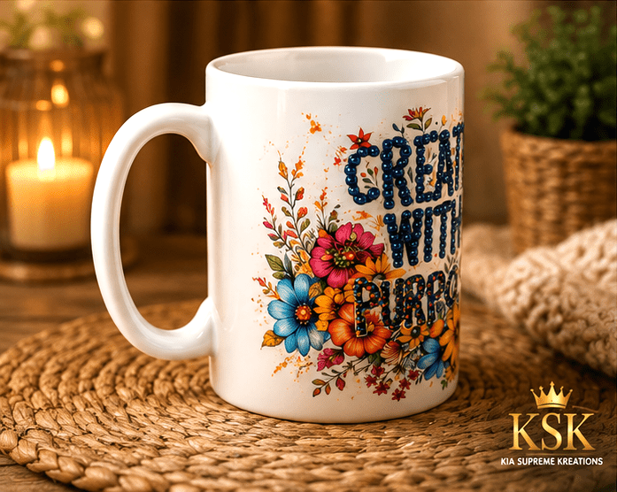 Created With Purpose™ Ceramic Mug – Kia Supreme Kreations product image 2