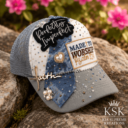 Faith™ Rhinestone Trucker Hat – Kia Supreme Kreations product image 7