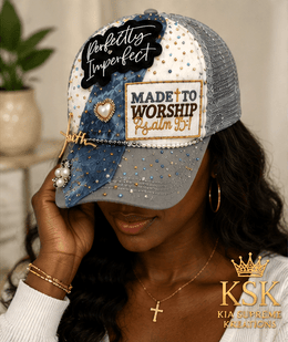 Faith™ Rhinestone Trucker Hat – Kia Supreme Kreations product image 6