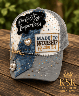 Faith™ Rhinestone Trucker Hat – Kia Supreme Kreations product image 2