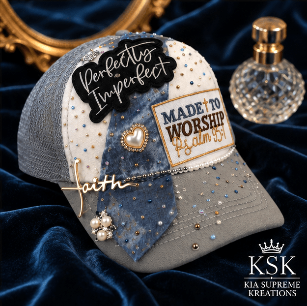 Faith™ Rhinestone Trucker Hat – Kia Supreme Kreations product image 3