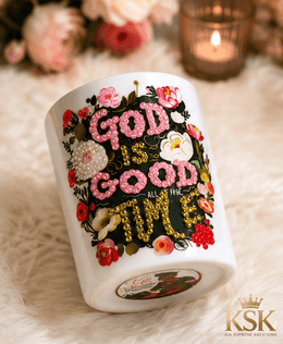 God Is Good All the Time™ Christian Mug | Luxury Faith Coffee Mug | Kia Supreme Kreations – Kia Supreme Kreations product image 2