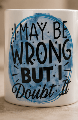 I May Be Wrong™ Statement Ceramic Mug – Kia Supreme Kreations product image 6