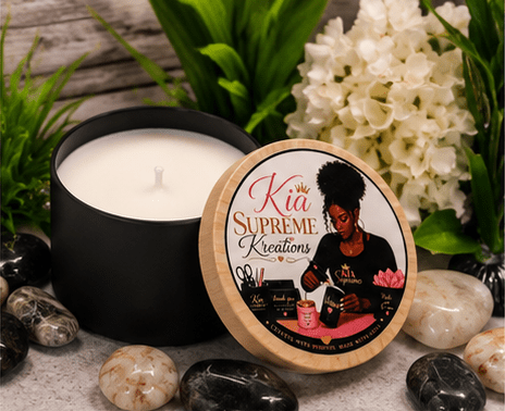 Kia Supreme Kreations Signature Collection™ | Luxury 3-Piece Soy Candle Gift Set | 4 oz or 8 oz Hand-Poured Candles – Kia Supreme Kreations product image 2