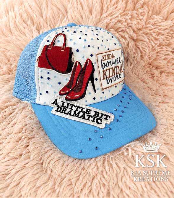 Kinda™ Rhinestone Trucker Hat – Kia Supreme Kreations product image 2
