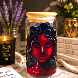 KSK Decorative Art Jar - Kia Supreme Kreations