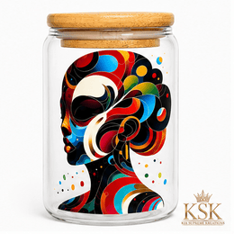 KSK Decorative Art Jar - Kia Supreme Kreations