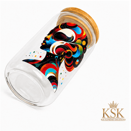 KSK Decorative Art Jar - Kia Supreme Kreations
