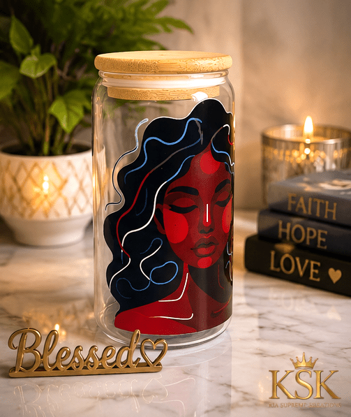KSK Decorative Art Jar - Kia Supreme Kreations