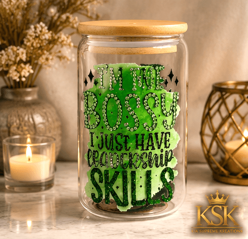 KSK Decorative Art Jar - Kia Supreme Kreations