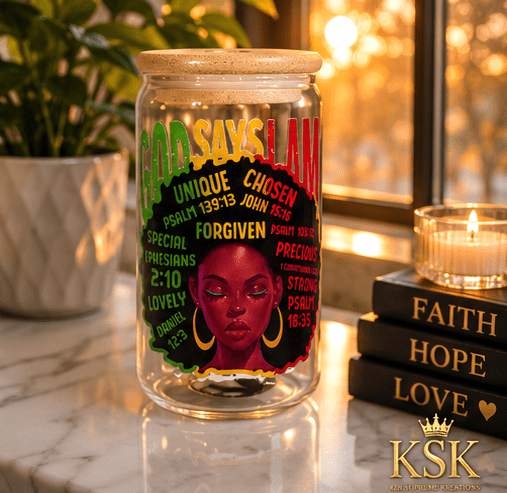 KSK Decorative Art Jar - Kia Supreme Kreations
