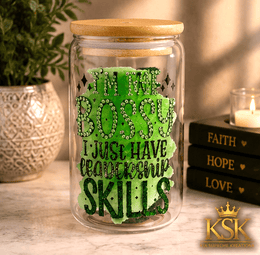 KSK Decorative Art Jar - Kia Supreme Kreations