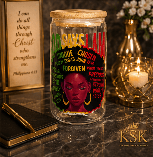 KSK Decorative Art Jar - Kia Supreme Kreations