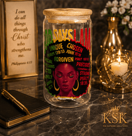KSK Decorative Art Jar - Kia Supreme Kreations