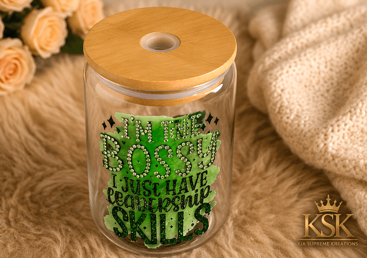 KSK Decorative Art Jar - Kia Supreme Kreations