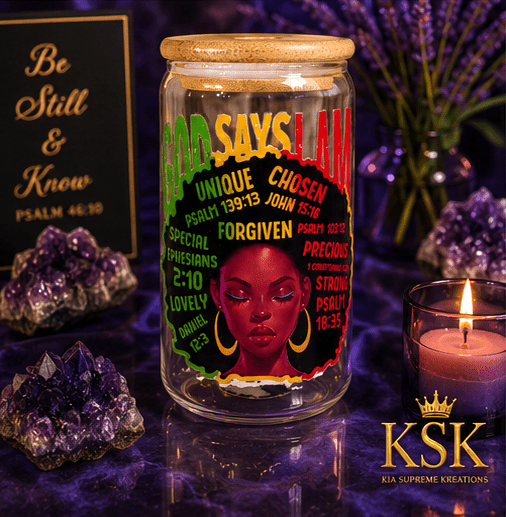 KSK Decorative Art Jar - Kia Supreme Kreations