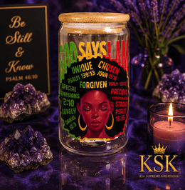 KSK Decorative Art Jar - Kia Supreme Kreations