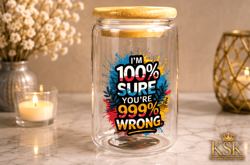 KSK Decorative Art Jar - Kia Supreme Kreations