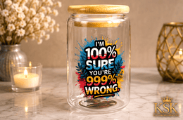KSK Decorative Art Jar - Kia Supreme Kreations