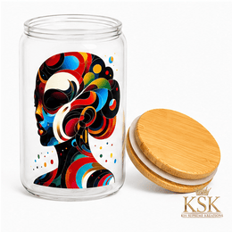 KSK Decorative Art Jar - Kia Supreme Kreations