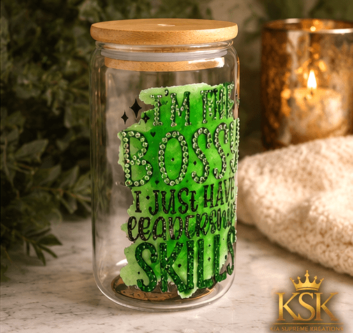 KSK Decorative Art Jar - Kia Supreme Kreations