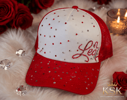 Leo™ Zodiac Rhinestone Trucker Hat – Kia Supreme Kreations product image 3
