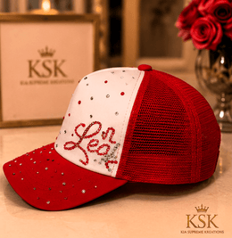 Leo™ Zodiac Rhinestone Trucker Hat – Kia Supreme Kreations product image 12