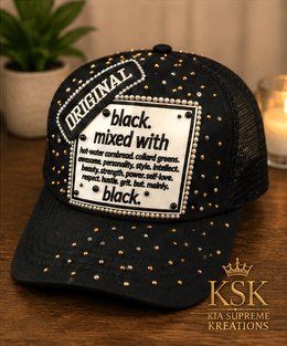 Mixed With™ Rhinestone Trucker Hat – Kia Supreme Kreations product image 6