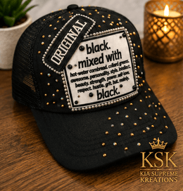 Mixed With™ Rhinestone Trucker Hat – Kia Supreme Kreations product image 4
