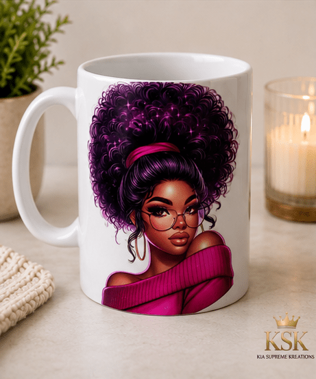 Black Girl Magic™ Ceramic Mug – Kia Supreme Kreations product image 1