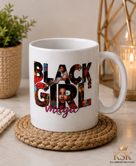 Black Girl Magic™ Ceramic Mug – Kia Supreme Kreations product image 2