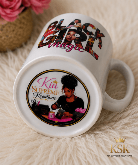 Black Girl Magic™ Ceramic Mug – Kia Supreme Kreations product image 4