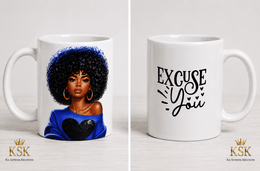 Excuse You™ Statement Ceramic Mug – Kia Supreme Kreations product image 3