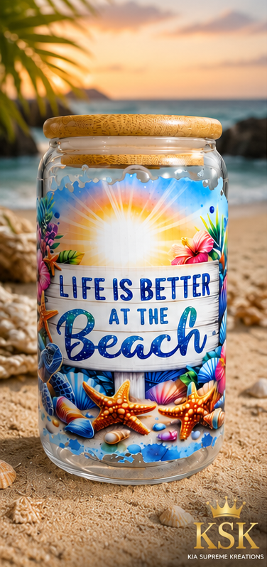 Life at the Beach™ Ceramic Mug – Kia Supreme Kreations product image 1