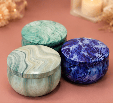 Ocean Marble Artisan Candle Collection – Kia Supreme Kreations product image 2