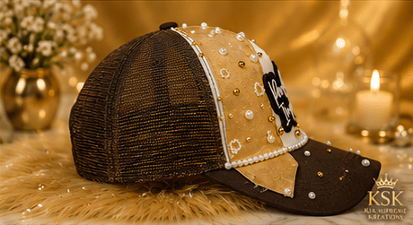 Perfect™ Rhinestone Trucker Hat – Kia Supreme Kreations product image 5